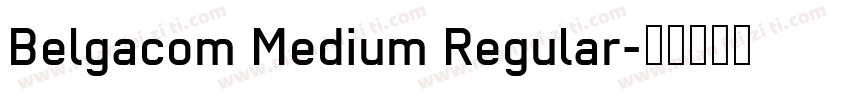 Belgacom Medium Regular字体转换